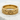 Celtic Claddagh Ring, gold vermeil, front view on stone