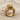 Roaring Panther Ring, gold vermeil, angled product view