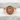 Imperial Chrysanthemum Signet Ring, rose plated silver, front view on stone