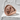 Noh Hannya Mask Ring, rose gold finish, angled view on stone
