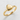 Japanese Onigiri Ring, gold vermeil finish, angled studio display