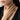 Hammered Kanji Strength Ring in gold vermeil, worn on model hand
