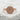 Heaven Kanji Ring, rose gold plated silver, front view on stone