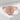 Path Kanji Ring, rose gold, angled front view on stone display