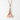 Tokyo Tower Plaque Pendant, rose gold, front view against white background