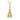 Tokyo Tower pendant in 14K gold vermeil showcasing intricate lattice details and engraved kanji on white background