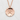 Heaven Kanji Medallion Pendant, rose gold finish, front view