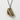 Close-up of Japanese katsu sando pendant highlighting the polished silver bread and gold cutlet crust texture.