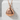 Japanese Rice Ball Onigiri Pendant, rose gold plated, front view