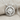 Horned Hittite Sun Pendant, polished silver finish on fabric backdrop