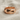 Geometric Faceted Ring, rose gold, product photo on linen
