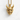 Frontal view of 925 silver Japanese demon mask pendant displayed against a textured white plaster background