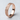 Volcanic Texture Band Ring, rose gold plated, angled side perspective