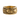 Close-up of gold vermeil skull biker ring showing continuous engraved skull design on white background