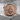 Masonic G Square Compass Ring in rose gold, front angle on stone