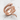 Lilith Snake Ring, rose gold, full view of coiled serpent band