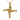 Front view of 14K gold vermeil Brigid's Cross pendant showing intricate traditional woven reed details