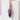 Amethyst Dragon Claw Pendant, rose gold, front view