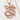 Bonded Dragon Pendant, rose gold plated silver finish with chain