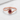Coiled dragon garnet ring, rose gold, front view on white