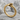 Ouroboros Band Ring, gold vermeil, angled front view on stone