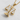 Scales of justice pendant, gold vermeil product photo