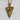 Pizza Slice Pendant, gold vermeil, front product view
