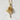 Rose Stem Pendant, gold vermeil product photo
