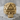 All Seeing Eye Skull Ring, gold vermeil, front view on stone