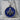Masonic Blue Lodge Pendant, oxidized, product photo on stone