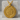 Veni Vidi Vici Pendant, gold vermeil, product photo on pedestal