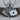 Hearts Royal Flush Pendant, oxidized silver, product photo on wood surface