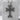 Armenian Khachkar Cross Pendant, oxidized, product photo