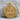 Mermaid Siren Pendant, gold vermeil, product photo on stone