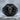 Ram Signet Ring, black rhodium, front view on stone surface