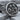 Jesus Mary Joseph Ring, oxidized silver, front angled view on stone