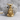Hooded Lion Pendant, gold vermeil finish product view