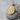 Hieroglyphic Eye of Horus Pendant, gold vermeil, product photo on stone