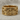 Saint Michael Sword Ring, gold vermeil, front product photo on fabric
