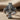 Crowned Jesus Cross Ring, oxidized, front view on fabric