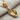 OK Hand Pendant, gold vermeil, angled product photo