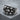Skull Cluster Band Ring, oxidized silver, product photo