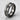 Lightning crack ring, oxidized silver, angled perspective view