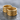 Two Finger Spell Storing Ring, yellow gold vermeil finish, angled view on wet stone