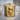 Ace of Spades Skull Pendant, gold vermeil, front product photo