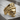 Officer Cap Skull Ring, gold vermeil, angled product photo