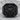 Arabesque Filigree Signet Ring, black rhodium plated, front product view