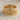 Five Band Stacking Ring, gold vermeil, product photo on sand