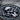 2nd Amendment Skull Pendant, oxidized silver, close-up of skull and revolvers