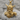 Viking Warrior Skull Pendant, gold vermeil, product photo